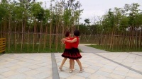 江湾广场舞 双人舞 14步（爱的世界只有你）义乌公园