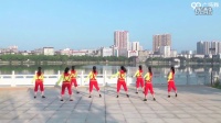 刘峰广场舞 团结就是力量 背面演示_70