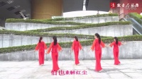 深圳山茶广场舞《月下吟》原创编舞附教学 舞曲制作：林浩