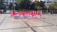 袁营村广场舞参赛节目扇子舞（中国美）。