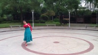 广场舞《金达莱盛开的地方》编舞：応子，习舞：邱惠兰