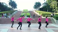 梅州我的家乡广场舞，多人组合跳。