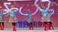 东莞超美成摄陈莉金峰堡舞蹈队表演《最美的歌儿唱给妈妈》兴塘社区迎新年广场舞联欢会04811