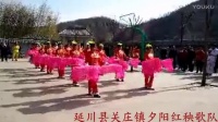 延川县关庄镇夕阳红秧歌队《广场舞欢乐中国年》