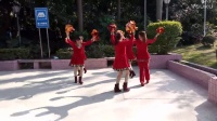 艾尚香香姐妹广场舞2017年最新五人变形队《跳到北京》