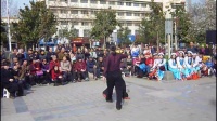 爱剪辑-牡丹广场，广场舞教练表演双人舞爱剪辑-我的视频