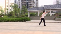 广西廖弟健身广场舞 青青的青海 背面展示 个人版