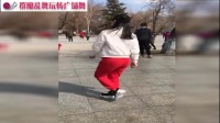 广场舞：阿呆美女独自跳完整版的88步舞步