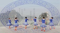 青花瓷广场舞分解动作 扇子舞 晚会节目