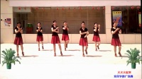 江西万年梓埠新广场舞《火火火起来》正背面表演 3  团队版