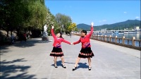 香兰广场舞双人舞《你的笑容》东北清原