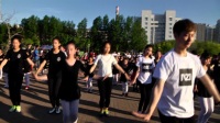 梦竹舞蹈学校2017年外滩大型少儿广场舞活动