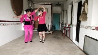 辉辉广场舞，双人舞，马背上的萨日朗