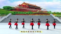 《北京的金山上 正背表演与动作分解》杨艺立华广场舞