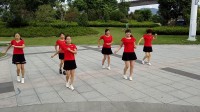 温州永嘉礁下广场舞红衣舞队，广场舞，嗨起来原创杨丽萍老师。