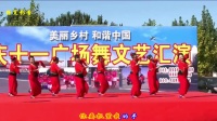 广场舞文艺汇演【红山果】南盟舞蹈队表演