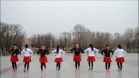 伊春市友好区白云广场舞——双人对跳《一朵云在蓝天飘过》