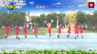 楠楠广场舞中国歌最美（9人变队形花球舞）