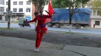 《红红的对联火火的歌》——张江华广场舞