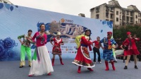 “舞动宁波”同名广场舞、宁波市电视台举办、13支舞队领队在领舞，嘉和大酒店、2017年12月1日