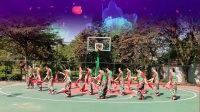 广州永和社区广场舞大赛三等奖作品－广州南香山俏太太舞蹈队《鼓动天地》