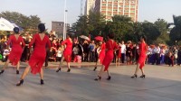 广晋广场舞《单人恰恰舞组合》美女们跳恰恰美呆了，场面震撼美不胜收一饱眼福