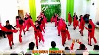 吉林桦皮厂社区广场舞原创红绸舞《拥军秧歌》视频制作：小太阳
