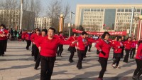 2018年大兴区，榆垡镇天天美广场舞队和北化各庄村广场舞队，庆祝元旦联谊汇演，