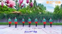 河南龙城广场舞 原创《乌兰山下一朵花》正背面示范