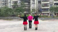 杨林广场舞交际舞，一拖二，水兵舞《亚克西》