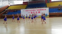 2O18荆州市广场舞协会成立一周年庆典梅村社区健身队《美丽中国唱起来》