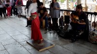 2018年4月26日西班牙安达卢西亚首府萨维利亚西班牙广场拍摄的弗拉明戈舞 2