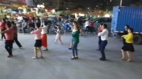 惠州舞蝶广场舞蹈队《交谊舞慢四.基本步》现场练习中
