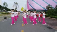 美姿林舞蹈队参加“你好 大妈”千人广场舞南宁站启动仪式表演｛一带一路 唱响世界｝