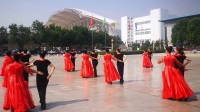 舞蹈《走进新时代》，展示单位：凤西俏姐妹舞蹈队。晋城市妇女文体协会2018年广场舞展示。2018年6月14日。