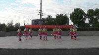 丹阳市体育协会广场舞表演节目，青春踏舞，陵口文体中心队