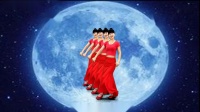 燕子广场舞《月光下的凤尾竹》傣族风格孔雀舞 简单优美附教学 五一劳动节快乐