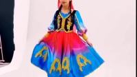 新疆维吾尔族舞蹈表演服装维族风格少数民族广场舞演出服大摆裙女