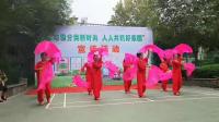 欢聚一堂健身队广场舞（红红的中国结）垃圾分类宣传活动