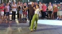沧州舞王子老师安静老师在铁建广场史连喜老师吉特巴舞培训基地精彩表演