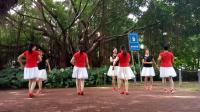 丽清姐妹广场舞最新原创《情火Dj》动感双人对跳、编舞丽清，适合初学者。