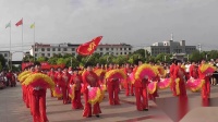 芳兰村《红太阳》舞蹈队赴县广场舞大赛实况