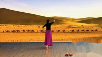 淞泽家园风顺广场舞《天边的骆驼》完整版;习舞风顺 视频制作 漫舞老师