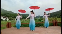 际岭霞琴广场舞：又见雨夜花（伞舞）