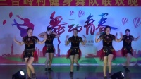 青山传奇舞队《站台》广场舞2018年10月4日三台岭村健身舞队联欢晚会