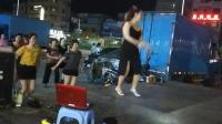 惠州舞蝶广场舞蹈队《姑娘美DJ》恰恰步，现场版