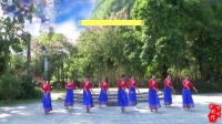 广西柳州幸福广场舞队演绎《亲亲蓝》编舞：応子老师