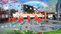 糖豆官方认证江苏南通高级舞队—海安《迎春广场舞》《爱着你宠着你》变队形