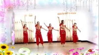 简单好学的印度广场舞英姿飞扬健身队《印度藏歌》原创编舞