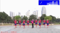 广西廖弟广场舞《云中有座柏树山》简单易学的健身舞